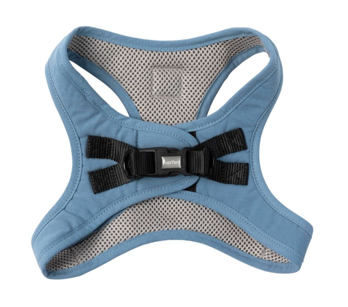 FuzzYard Life Cotton Step In Harness - French blue