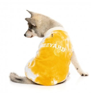 FUZZYARD SMILEY TIE-RUS SWEATER - YELLOW/CREAM