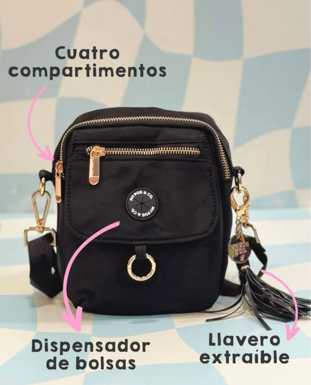 Bolso de paseo Black Gold