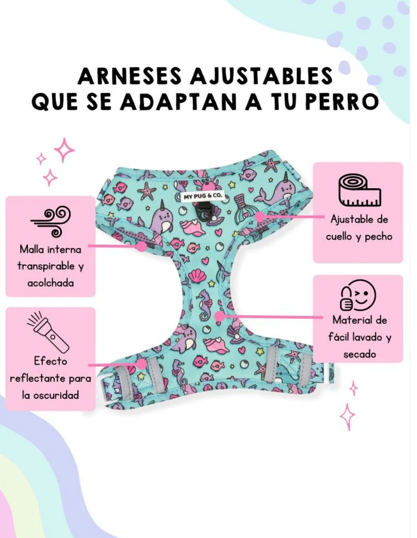 Arnés ajustable Sirena