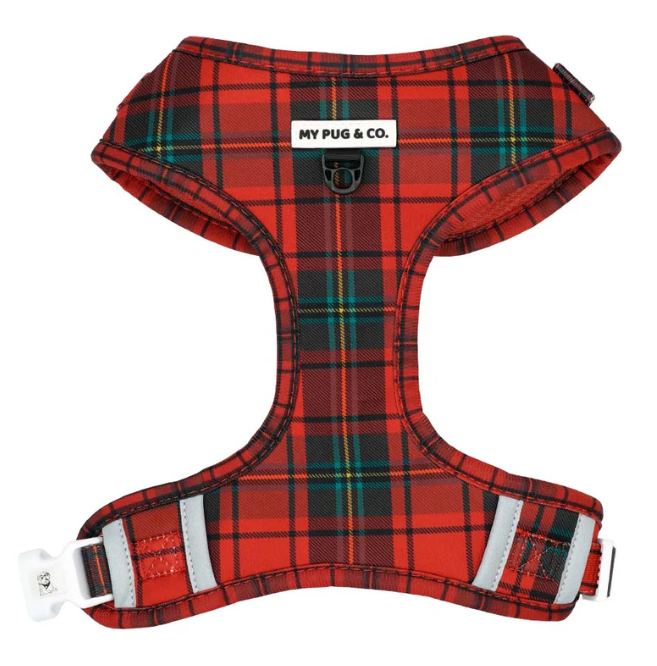 Arnés Ajustable Christmas Plaid